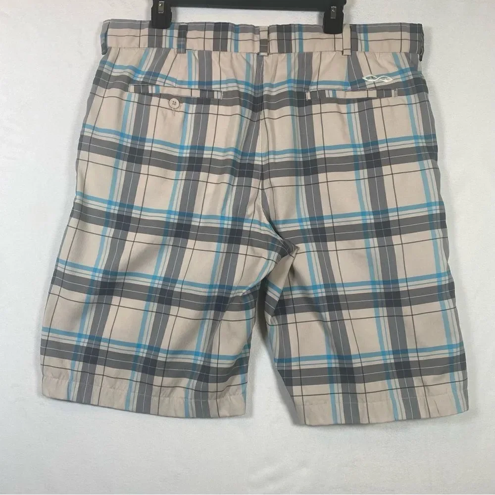 Snake Eyes Dry 18 Plaid Shorts Size 38